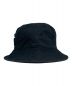 stussy (ステューシー) CROWN APPLIQUE BUCKET HAT ブラック サイズ:S/M 未使用品：6000円