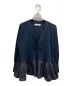 CEaRET（CEaRET）の古着「Docking Peplum Cardigan」｜ネイビー