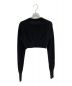 INSCRIRE (アンスクリア) Short Crewneck Cardigan ブラック サイズ:M：12000円