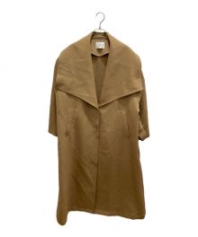 Ameri VINTAGE（アメリヴィンテージ）の古着「BIG COLLAR TUCK SHOULDER COAT」｜ブラウン