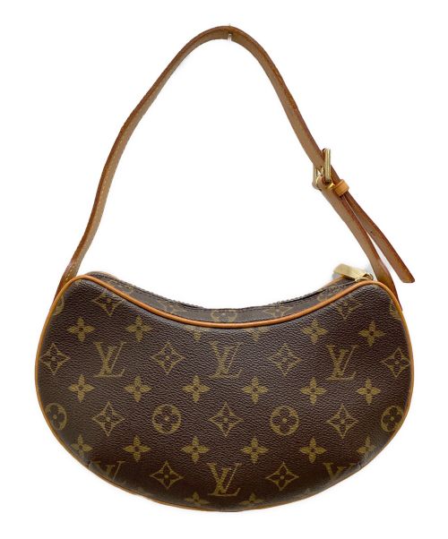 LOUIS VUITTON（ルイ ヴィトン）LOUIS VUITTON (ルイ ヴィトン) ポシェットクロワッサンショルダーバッグ ブラウンの古着・服飾アイテム