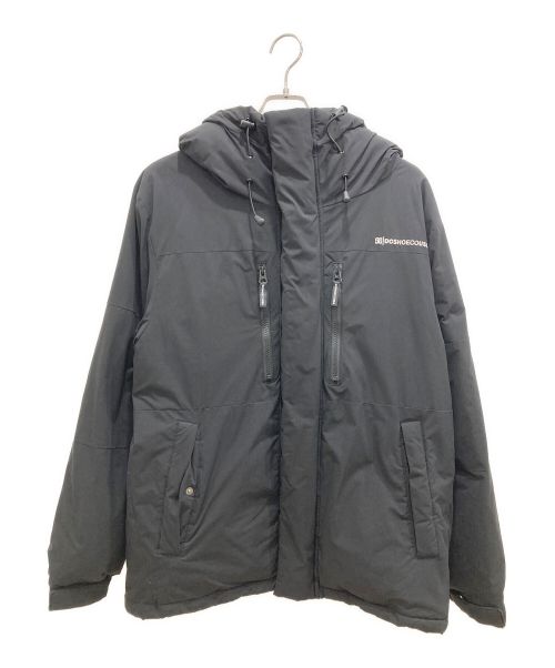 DC SHOE CO.USA（ディーシー シューコー ユーエスエー）DC SHOE CO.USA (ディーシー シューコー ユーエスエー) DOWN GLACIER JACKET ブラック サイズ:Lの古着・服飾アイテム