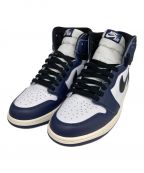 NIKEナイキ）の古着「AIR JORDAN 1 RETRO HIGH OG」｜ネイビー×ホワイト