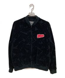 Hysteric Glamour（ヒステリックグラマー）の古着「FLAME LOGO柄ジャカードジャンパー」｜ブラック