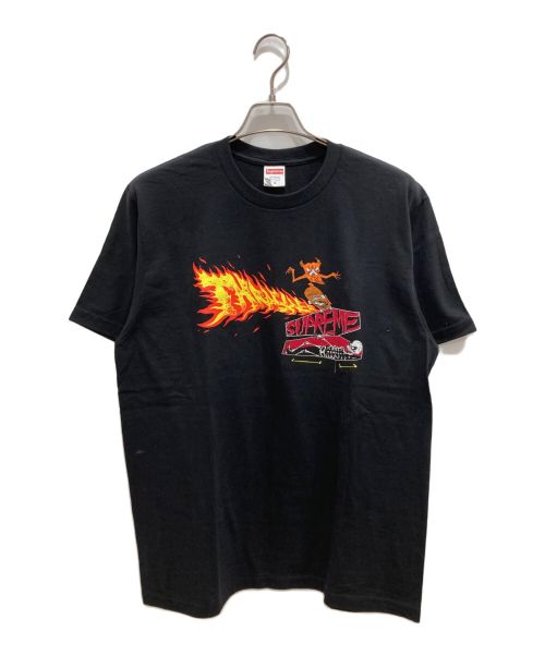 SUPREME（シュプリーム）SUPREME (シュプリーム) THRASHER (スラッシャー) Thrasher Back Tail Tee ブラック サイズ:Mの古着・服飾アイテム