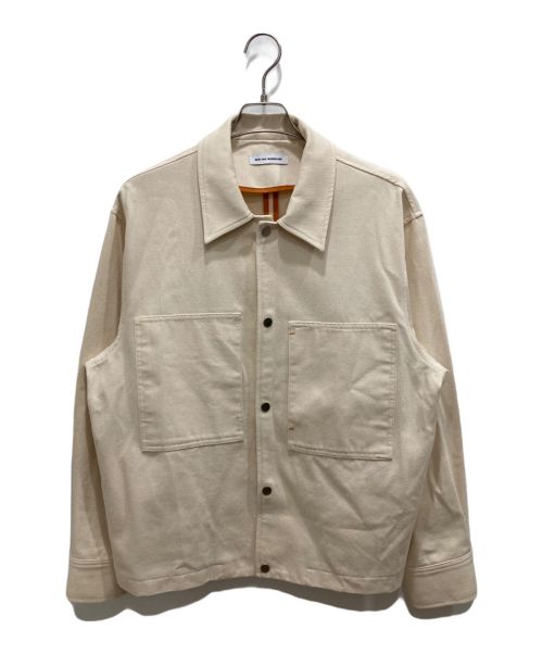 MIM the wardrobe（ミムザワードローブ）MIM the wardrobe (ミムザワードローブ) ELOY POCKET DENIM TRUCKER クリーム サイズ:Mの古着・服飾アイテム