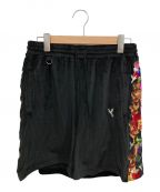 doubletダブレット）の古着「CHAOS EMBROIDERY COMFY SHORT PANTS」｜ブラック