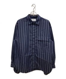 no.（ナンバー）の古着「FRONT FLY SHIRT」｜ネイビー