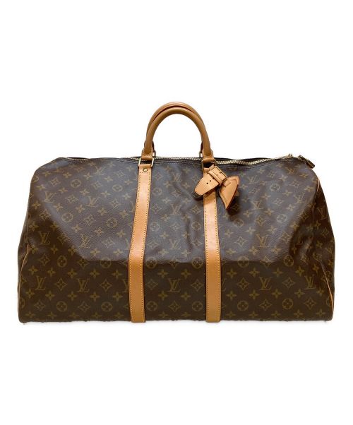 LOUIS VUITTON（ルイ ヴィトン）LOUIS VUITTON (ルイ ヴィトン) トラベルバッグ ブラウンの古着・服飾アイテム