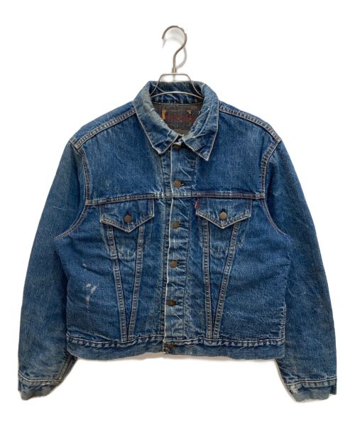 LEVI'S（リーバイス）LEVI'S (リーバイス) 裏ブランケットデニムジャケット インディゴ サイズ:XL相当(身幅 約60cm)の古着・服飾アイテム