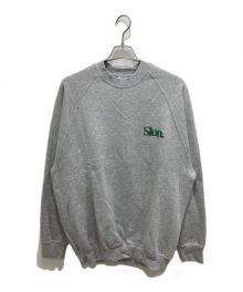 SLON×RUSSELL（スロン×ラッセル）の古着「Tech Logo Raglan Sweatshirt」｜グレー