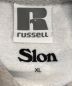 中古・古着 Slon (スロン) RUSSELL (ラッセル) Tech Logo Raglan Sweatshirt グレー サイズ:XL：10000円