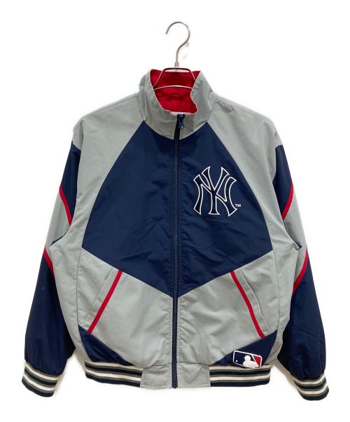 SUPREME（シュプリーム）SUPREME (シュプリーム) New Era (ニューエラ) New York Yankees Track Jacket ネイビー×グレー サイズ:Sの古着・服飾アイテム