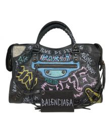 BALENCIAGA（バレンシアガ）の古着「グラフィティ クラシックシティM」｜ブラック