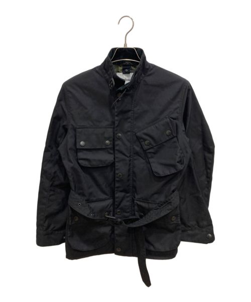 Barbour（バブアー）Barbour (バブアー) nano・universe (ナノ・ユニバース) 別注モーターサイクルジャケット ブラック サイズ:S (36)の古着・服飾アイテム