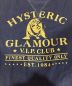 中古・古着 Hysteric Glamour (ヒステリックグラマー) GirlプリントVガゼットコットンニット ネイビー サイズ:M：5000円