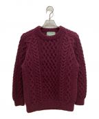 INVERALLANインバーアラン）の古着「1A CREW-NECK KNIT」｜ボルドー