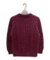 INVERALLAN (インバーアラン) 1A CREW-NECK KNIT ボルドー サイズ:L相当：16000円