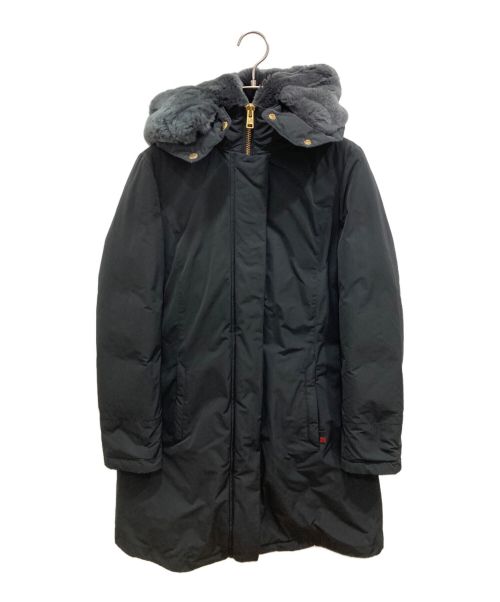 WOOLRICH（ウールリッチ）WOOLRICH (ウールリッチ) Spick and Span (スピックアンドスパン) 「BOW BRIDGE」ダウンコート ブラック サイズ:XSの古着・服飾アイテム