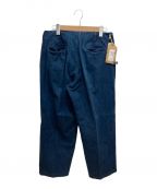 sancaサンカ）の古着「DENIM WIDE TROUSERS」｜インディゴ