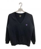 Needlesニードルズ）の古着「L/S V NECK SWEAT」｜ブラック