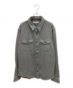 OUTERKNOWNアウターノーン）の古着「Chroma Blanket Shirt」｜グレー