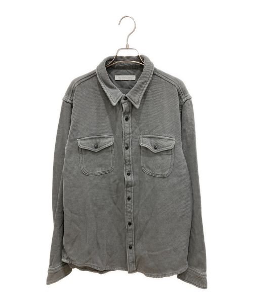 OUTERKNOWN（アウターノーン）OUTERKNOWN (アウターノーン) Chroma Blanket Shirt グレー サイズ:Lの古着・服飾アイテム