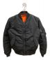 AVIREX (アヴィレックス) COMMERCIAL LOGO MA-1 JACKET ブラック サイズ:M：8000円