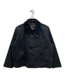 Barbour（バブアー）の古着「ピーチスキン コットン ショートレングスブルゾン」｜ブラック