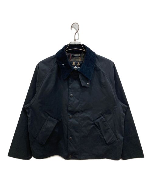 Barbour（バブアー）Barbour (バブアー) ピーチスキン コットン ショートレングスブルゾン ブラック サイズ:S (36)の古着・服飾アイテム