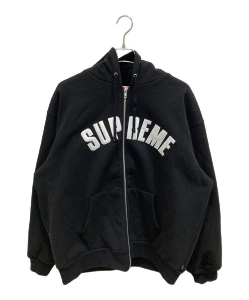 SUPREME（シュプリーム）SUPREME (シュプリーム) Arc Thermal Zip Up Hooded Sweatshirt ブラック サイズ:XLの古着・服飾アイテム