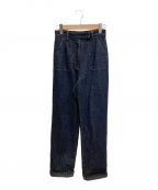 RED VALENTINOレッドヴァレンティノ）の古着「WIDE LEG DENIM TROUSERS」｜インディゴ