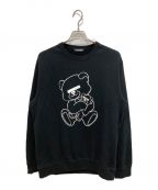 UNDERCOVERアンダーカバー）の古着「BASIC SWEAT BEAR」｜ブラック