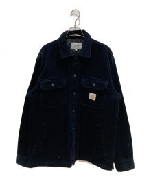 Carhartt WIP（カーハート ワークインプログレス）の古着「WHITSOME SHIRT JACKET」｜ネイビー