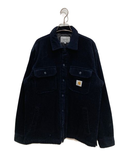 Carhartt WIP（カーハート ワークインプログレス）Carhartt WIP (カーハート ワークインプログレス) WHITSOME SHIRT JACKET ネイビー サイズ:Mの古着・服飾アイテム