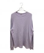 AURALEEオーラリー）の古着「WOOL COTTON THERMAL P/O」｜パープル