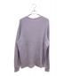 AURALEE (オーラリー) WOOL COTTON THERMAL P/O パープル サイズ:L(5)：13000円