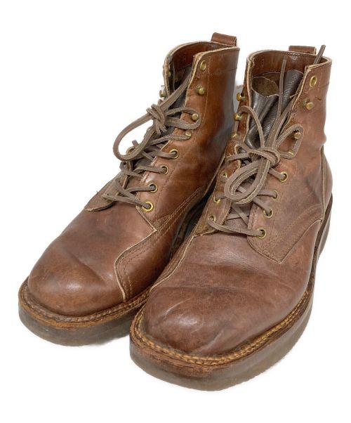 GRIZZLY BOOT（グリズリー ブーツ）GRIZZLY BOOT (グリズリー ブーツ) Linemanハイカットブーツ ブラウン サイズ:26.5cm(8 1/2)の古着・服飾アイテム