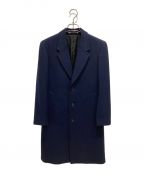 PAUL SMITHポールスミス）の古着「MELTON SINGLE-CHESTER COAT」｜ネイビー