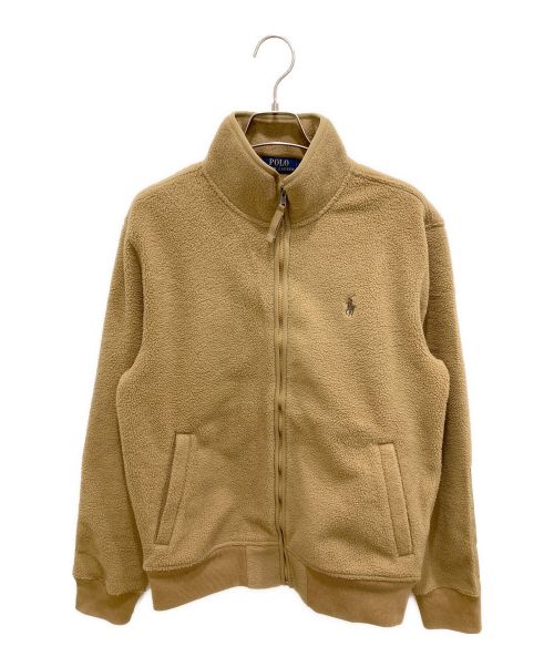 POLO RALPH LAUREN（ポロ・ラルフローレン）POLO RALPH LAUREN (ポロ・ラルフローレン) フリースジャケット ベージュ サイズ:Sの古着・服飾アイテム