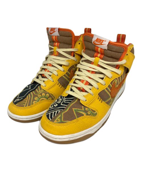 NIKE（ナイキ）NIKE (ナイキ) Dunk High Somos Familia イエロー サイズ:27.5cmの古着・服飾アイテム