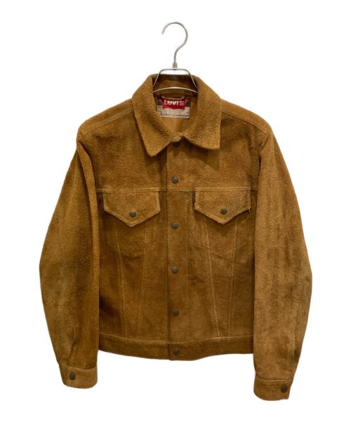 LEVI'S（リーバイス）LEVI'S (リーバイス) 復刻スエードトラッカージャケット ブラウン サイズ:S(36)の古着・服飾アイテム