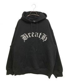 BREATH（ブレス）の古着「OLD ENGLISH LOGO HOODIE」｜ブラック