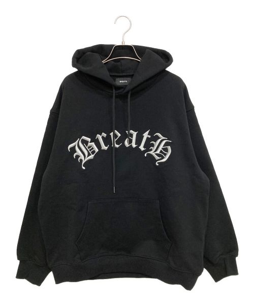 BREATH（ブレス）BREATH (ブレス) OLD ENGLISH LOGO HOODIE ブラック サイズ:Mの古着・服飾アイテム