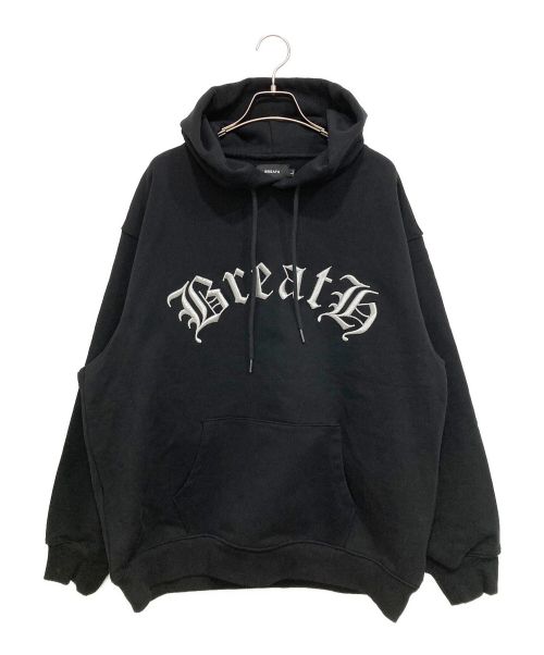 BREATH（ブレス）BREATH (ブレス) OLD ENGLISH LOGO HOODIE ブラック サイズ:Lの古着・服飾アイテム