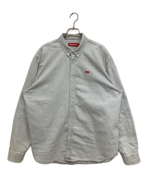 SUPREME（シュプリーム）Supreme (シュプリーム) Small Box Shirt Washed Denim インディゴ サイズ:Lの古着・服飾アイテム