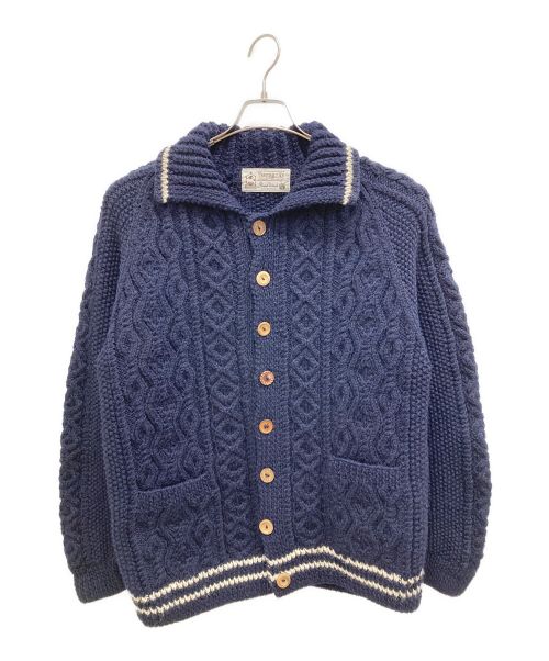 INVERALLAN（インバーアラン）INVERALLAN (インバーアラン) 3A LUMBER CARDIGAN ネイビー サイズ:L相当の古着・服飾アイテム