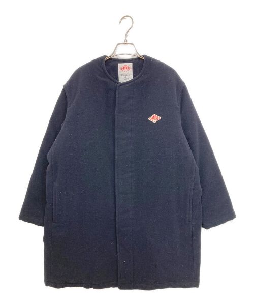 DANTON（ダントン）DANTON (ダントン) モッサノーカラーダウンコート ネイビー サイズ:36の古着・服飾アイテム