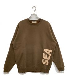 WIND AND SEA（ウィンド アンド シー）の古着「BRUSHED CREW NECK」｜ブラウン