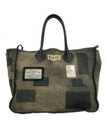 DIESEL（ディーゼル）の古着「トートバッグ」｜カーキ